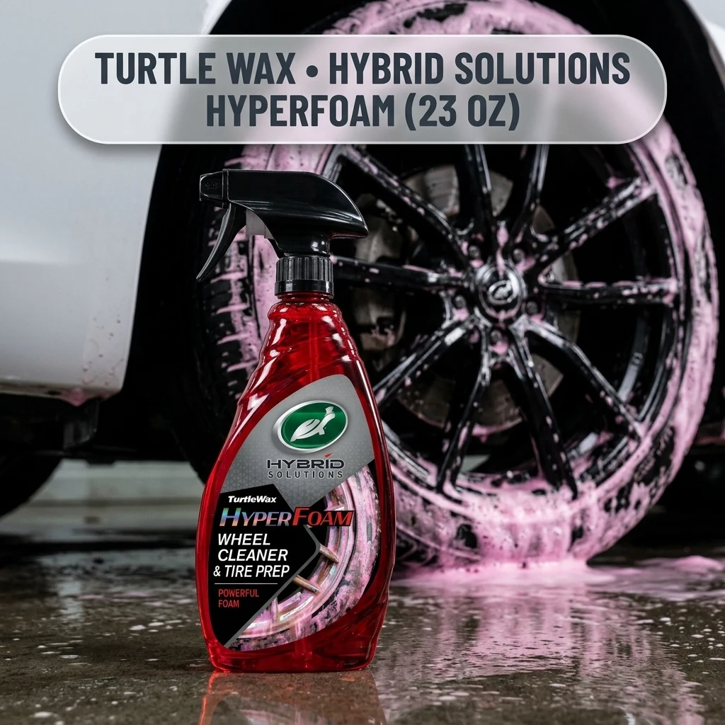 Turtle Wax Hybrid Solutions HyperFoam Wheel & Tire Cleaner, 23 oz. (1 Pack) product photo, view 1 of 7