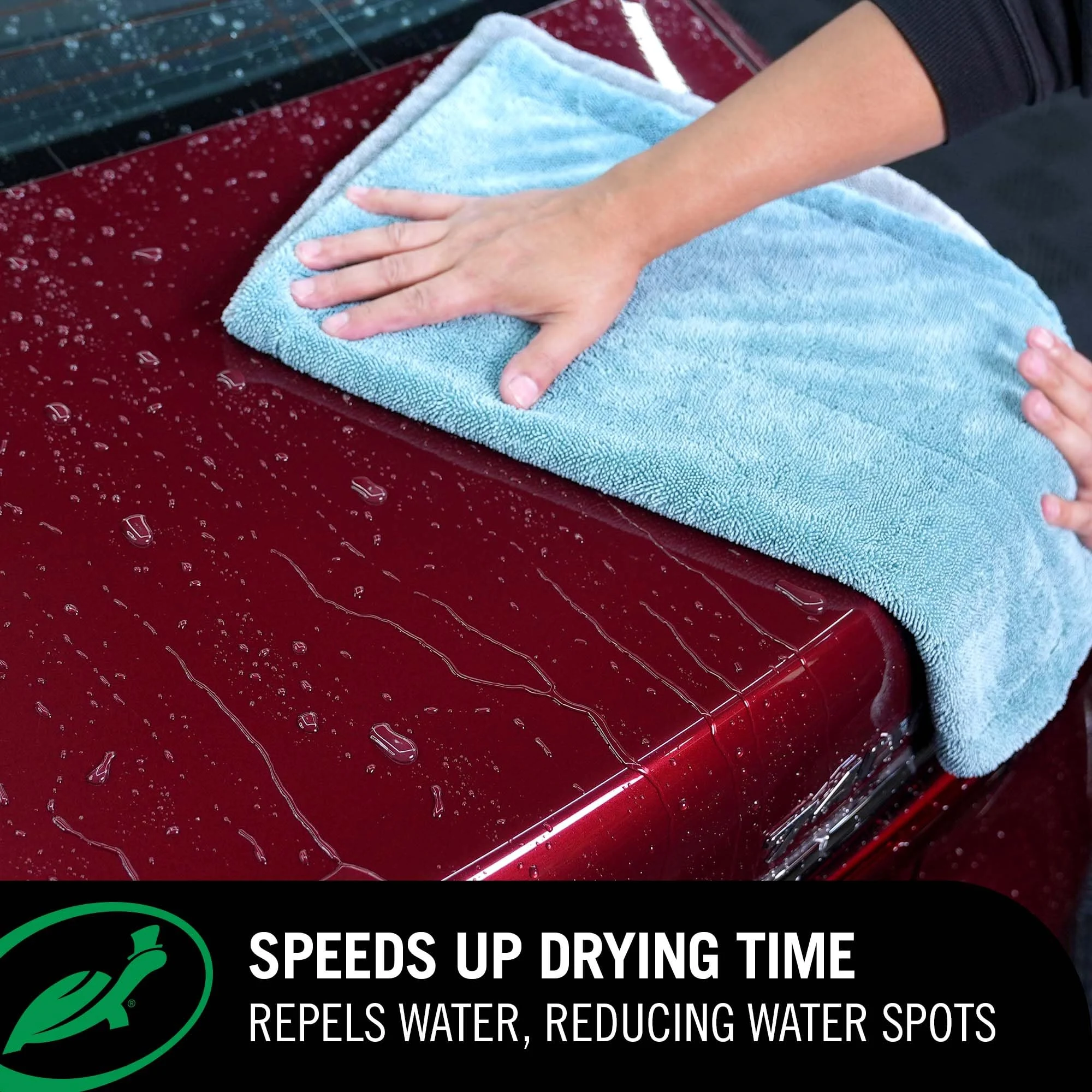 Turtle Wax Wax & Dry Spray Car Wax, 26 oz. 2-Pack with Microfiber Towel product photo, view 4 of 6