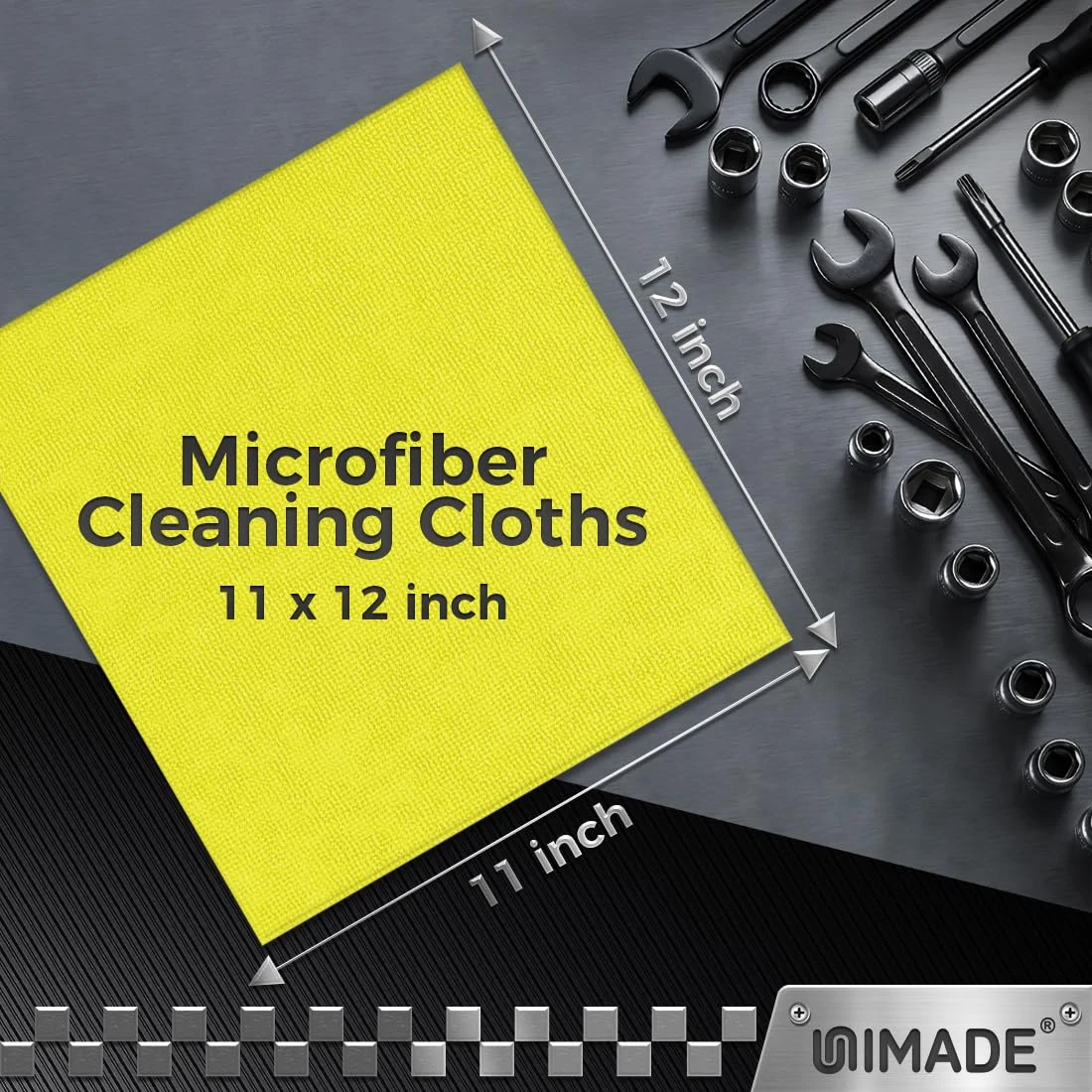 UNIMADE Microfiber Cleaning Cloth, 24 Pack Reusable Microfiber Towels product photo, view 4 of 8