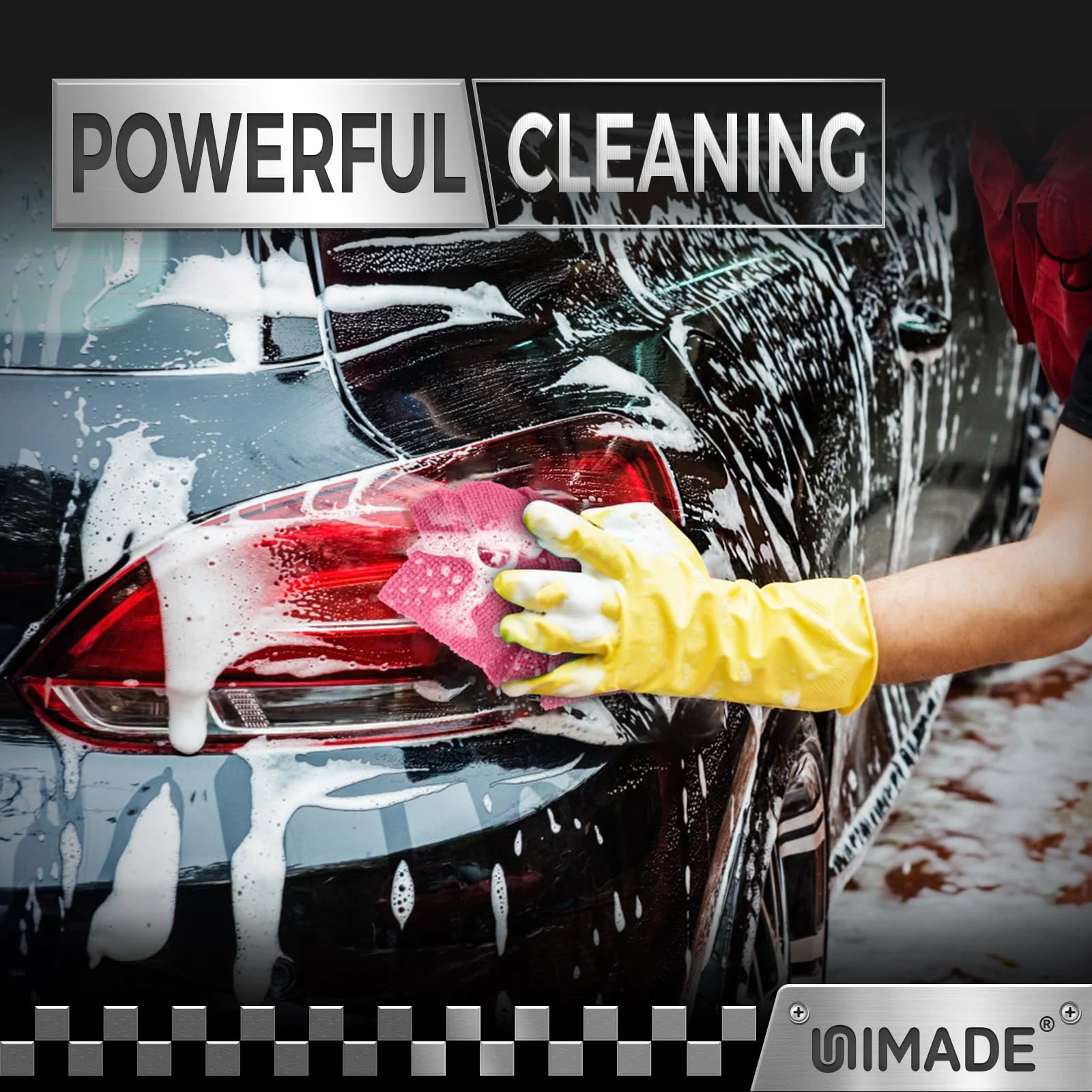 UNIMADE Microfiber Cleaning Cloth, 24 Pack Reusable Microfiber Towels product photo, view 5 of 8