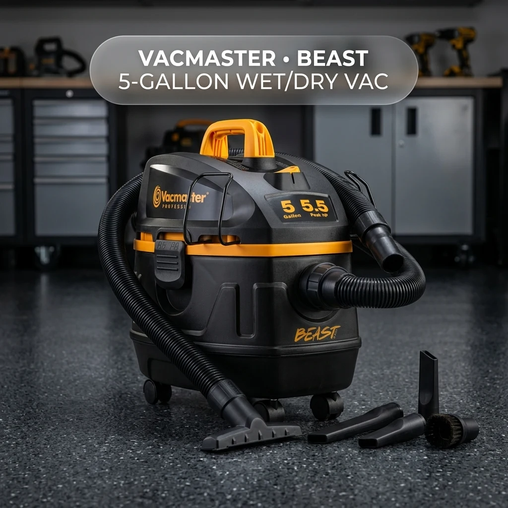 Vacmaster Beast VFB511H 5-Gallon Wet/Dry Vac product photo, view 1 of 7
