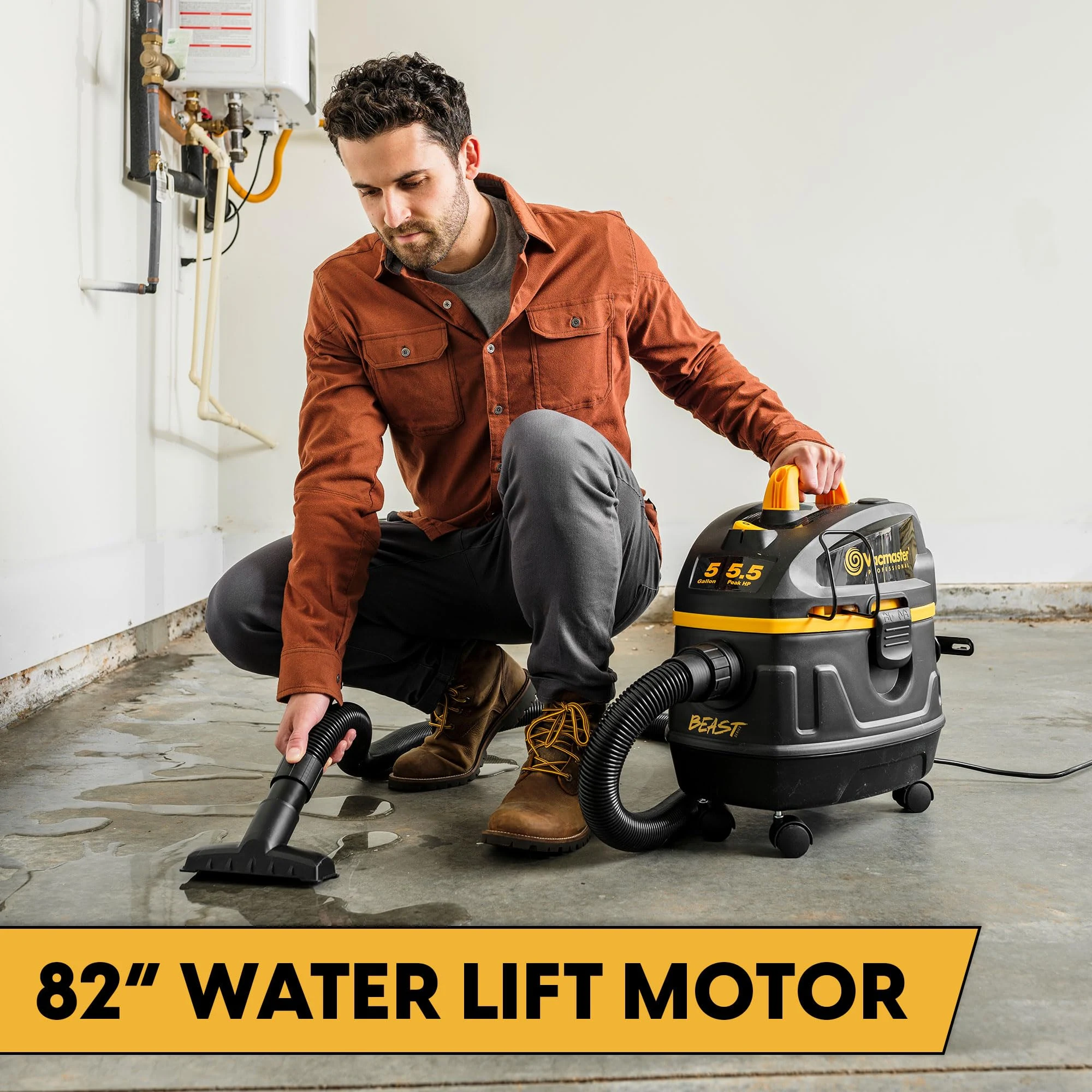Vacmaster Beast VFB511H 5-Gallon Wet/Dry Vac product photo, view 6 of 7
