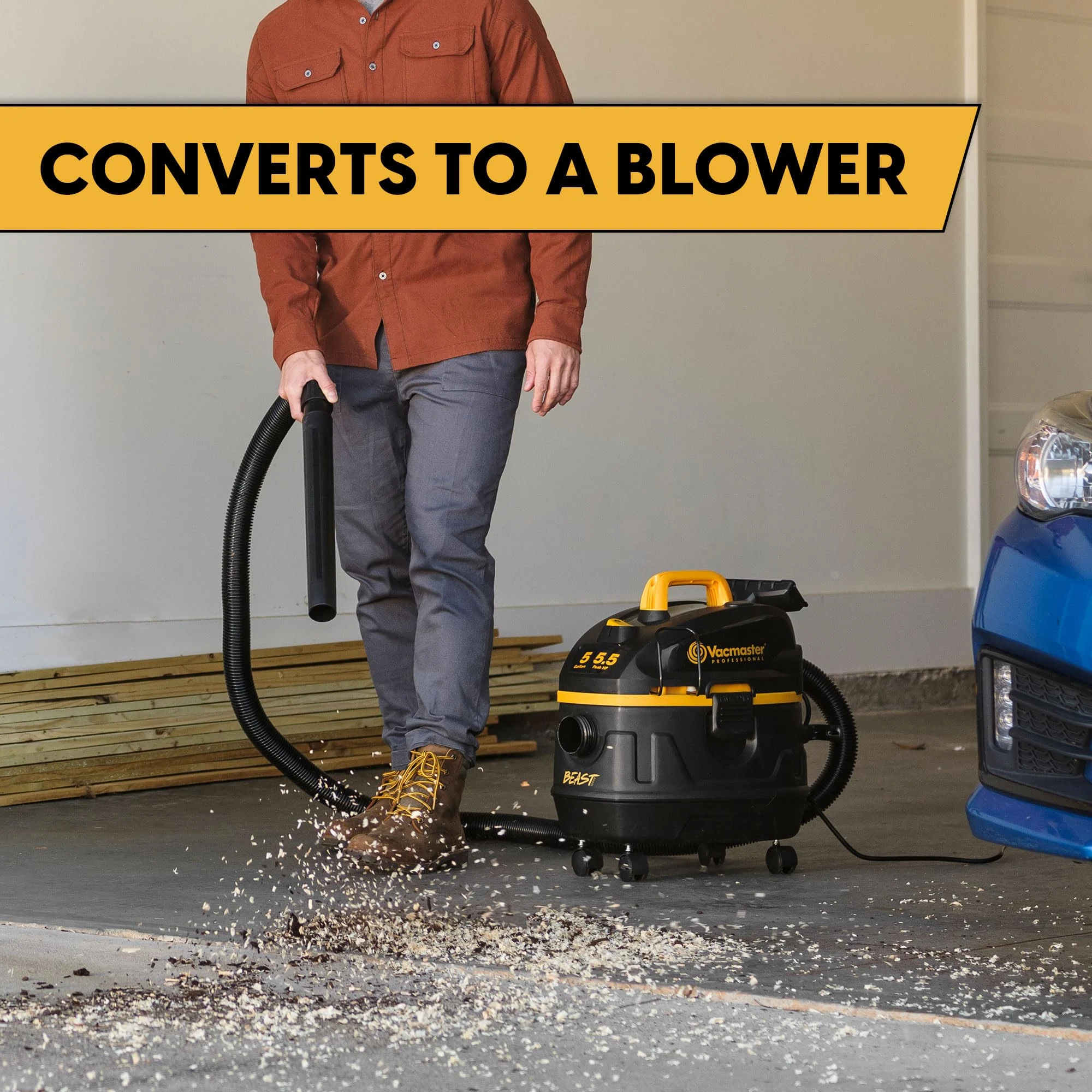 Vacmaster Beast VFB511H 5-Gallon Wet/Dry Vac product photo, view 7 of 7