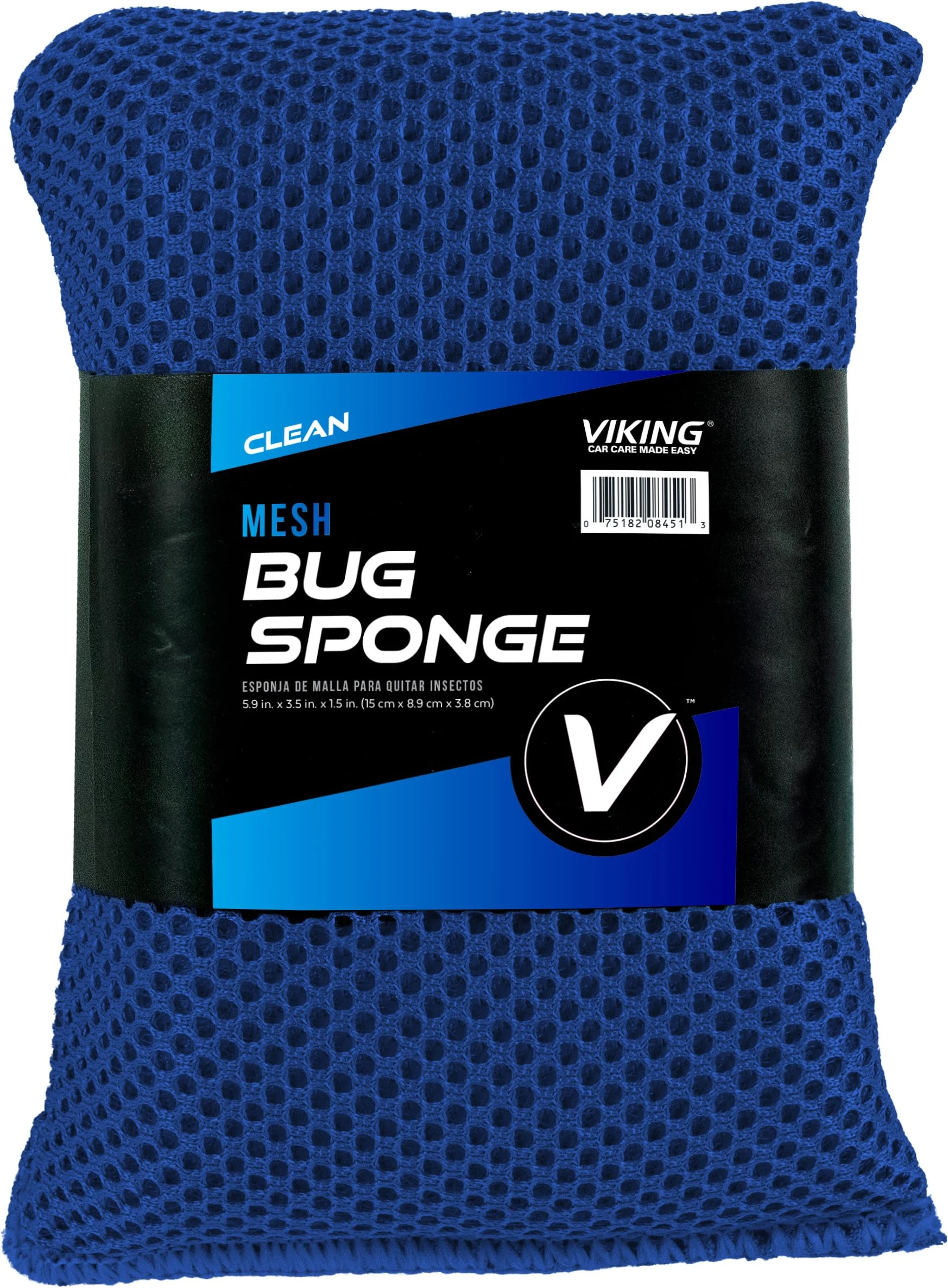 VIKING Mesh Bug Sponge, Bug and Tar Remover for Car, 1 Pack product photo, view 2 of 7