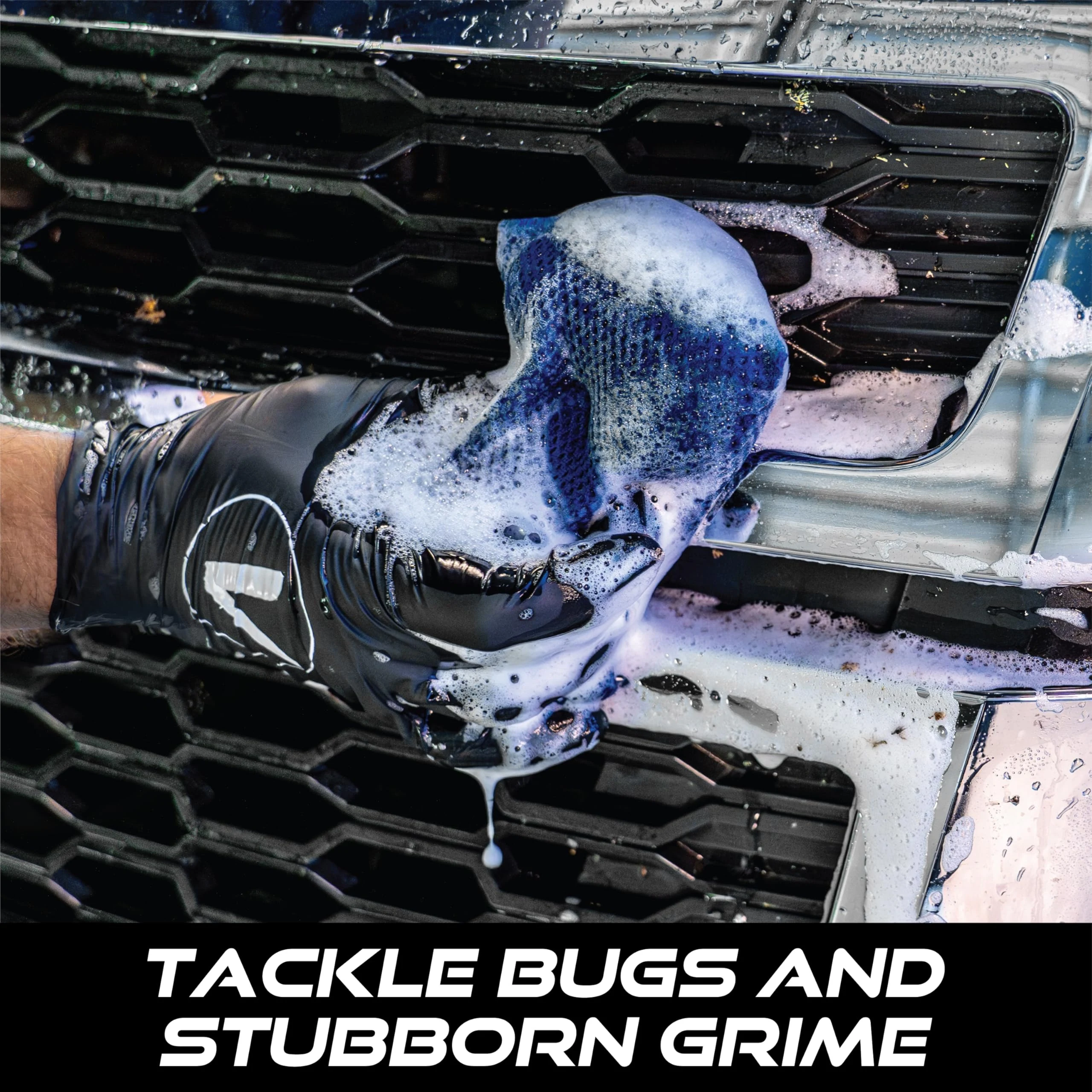 VIKING Mesh Bug Sponge, Bug and Tar Remover for Car, 1 Pack product photo, view 3 of 7