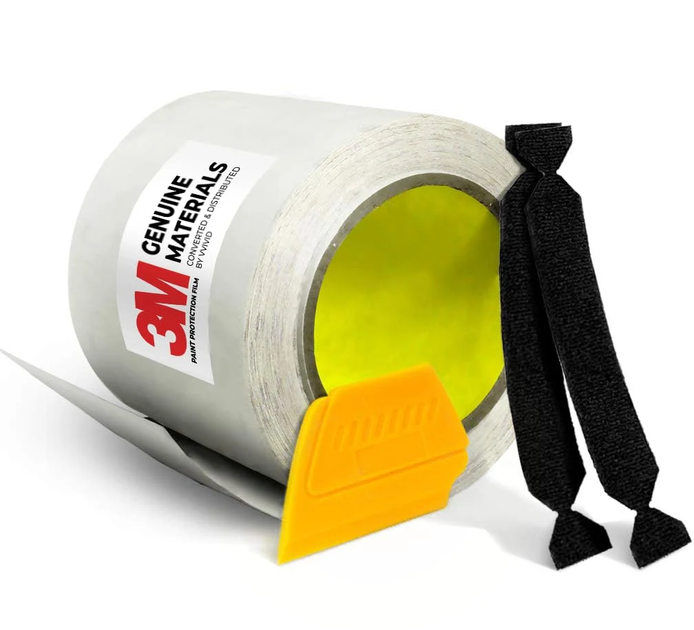 VViViD 3M Clear Paint Protection Vinyl Film 4 Inch Wide Choose Your Size Including Tools (4 Inch x 72 Inch) product photo, view 2 of 2