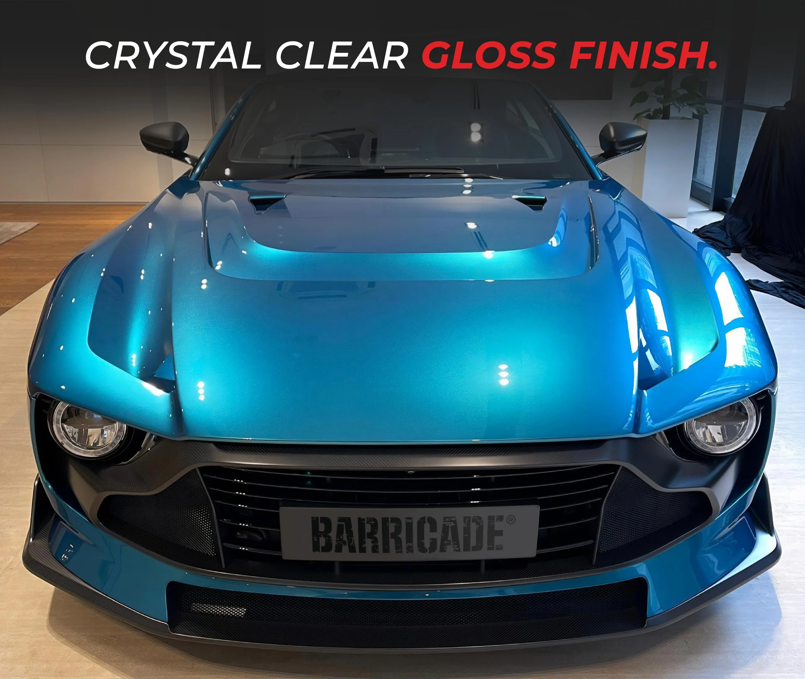 VViViD Barricade Premium 8 Year Clear Gloss Paint Protection Film TPU (12" x 96") product photo, view 4 of 7