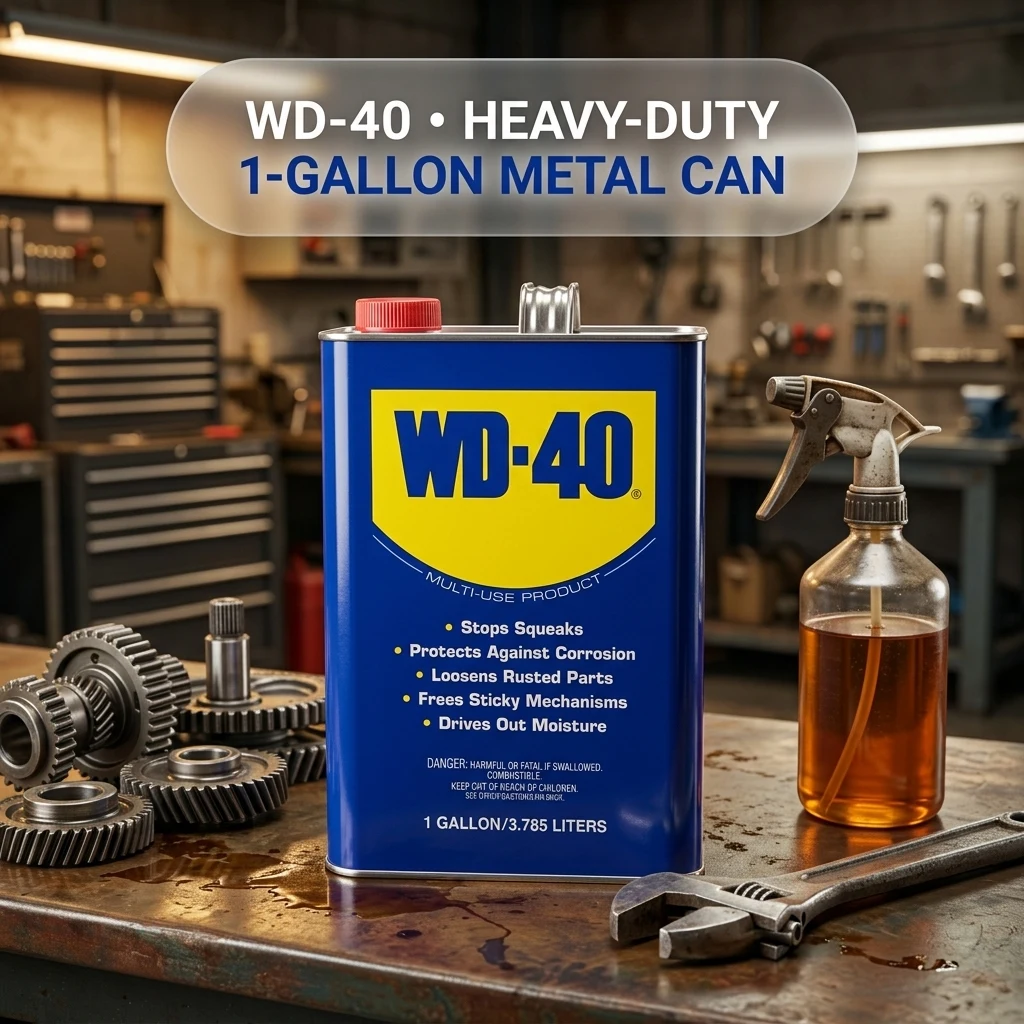 WD-40 100102 Heavy Duty Gallon Can (Pack of 1) product photo, view 1 of 5