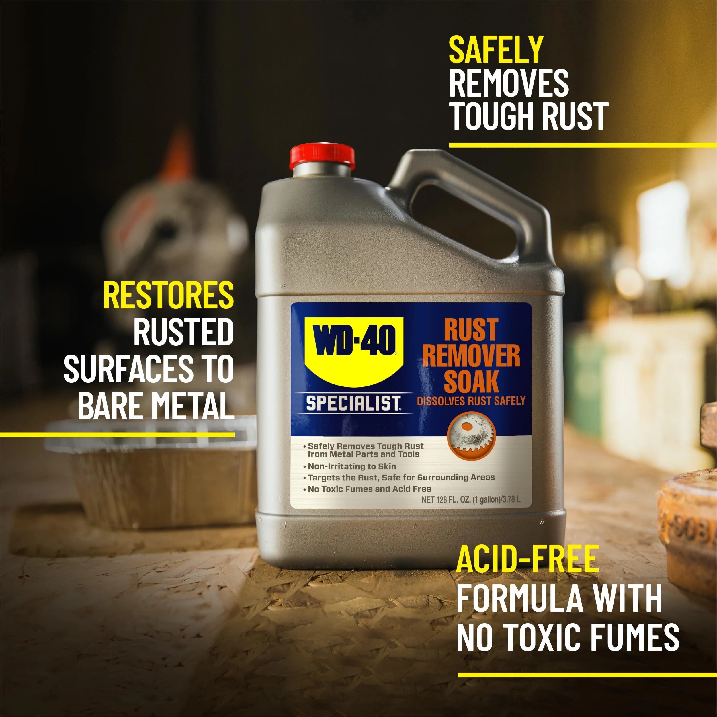 WD-40 Specialist Rust Remover Soak, One Gallon product photo, view 3 of 6