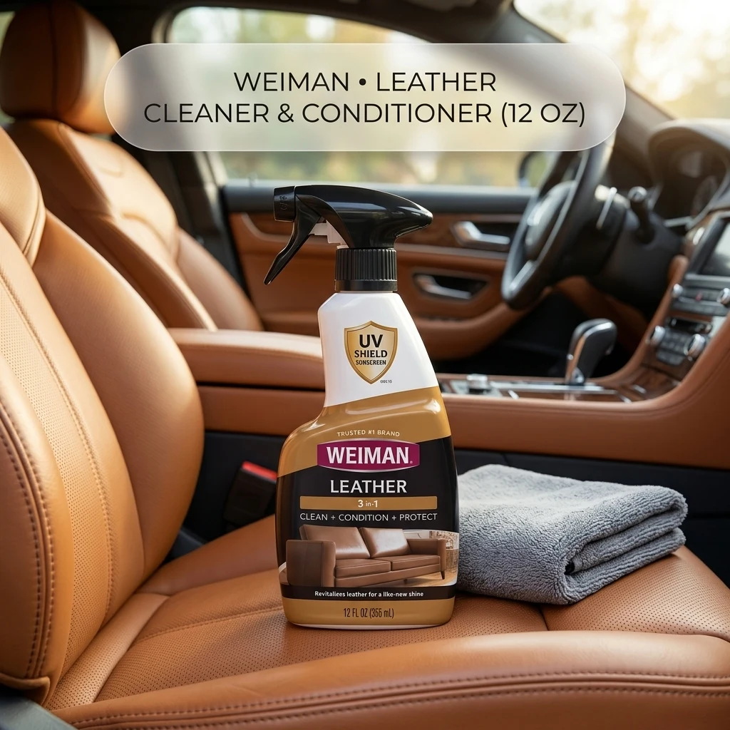 Weiman Leather Cleaner, Conditioner & Protector, Car Interior & Furniture product photo, view 1 of 7