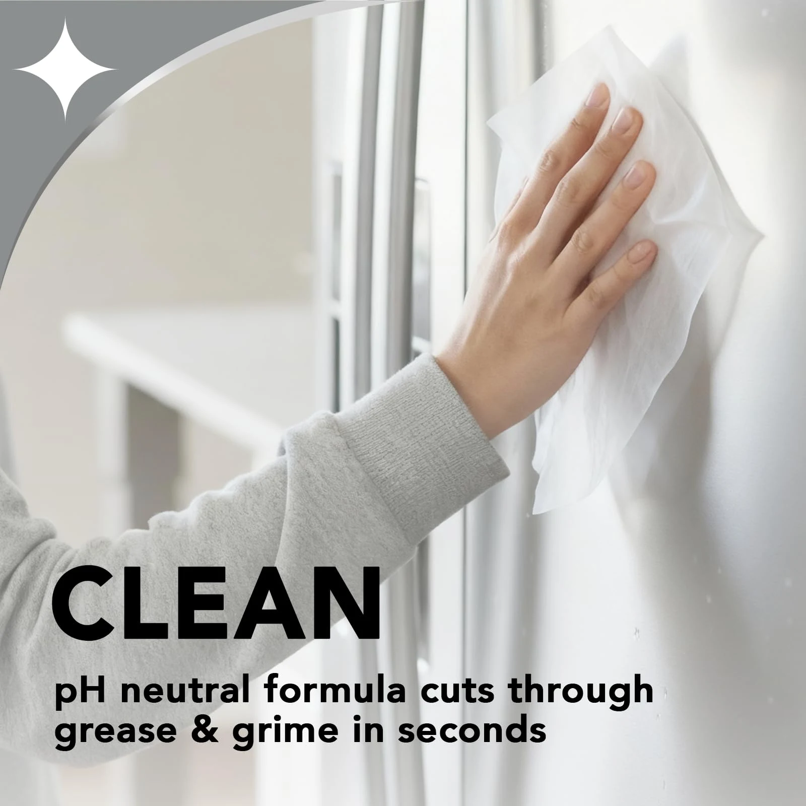 Weiman Stainless Steel Cleaner & Polish Kit, 3 Piece - Spray, Wipes & Cloth, Anti-Fingerprint, Removes Grease, Water Spots, S product photo, view 5 of 7