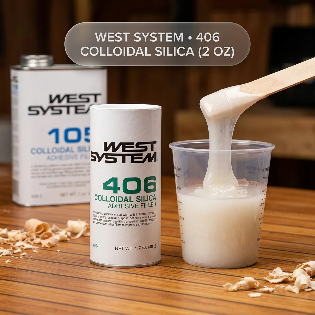 West System 406-2 Colloidal Silica Filler, 2 oz product photo, view 1 of 2