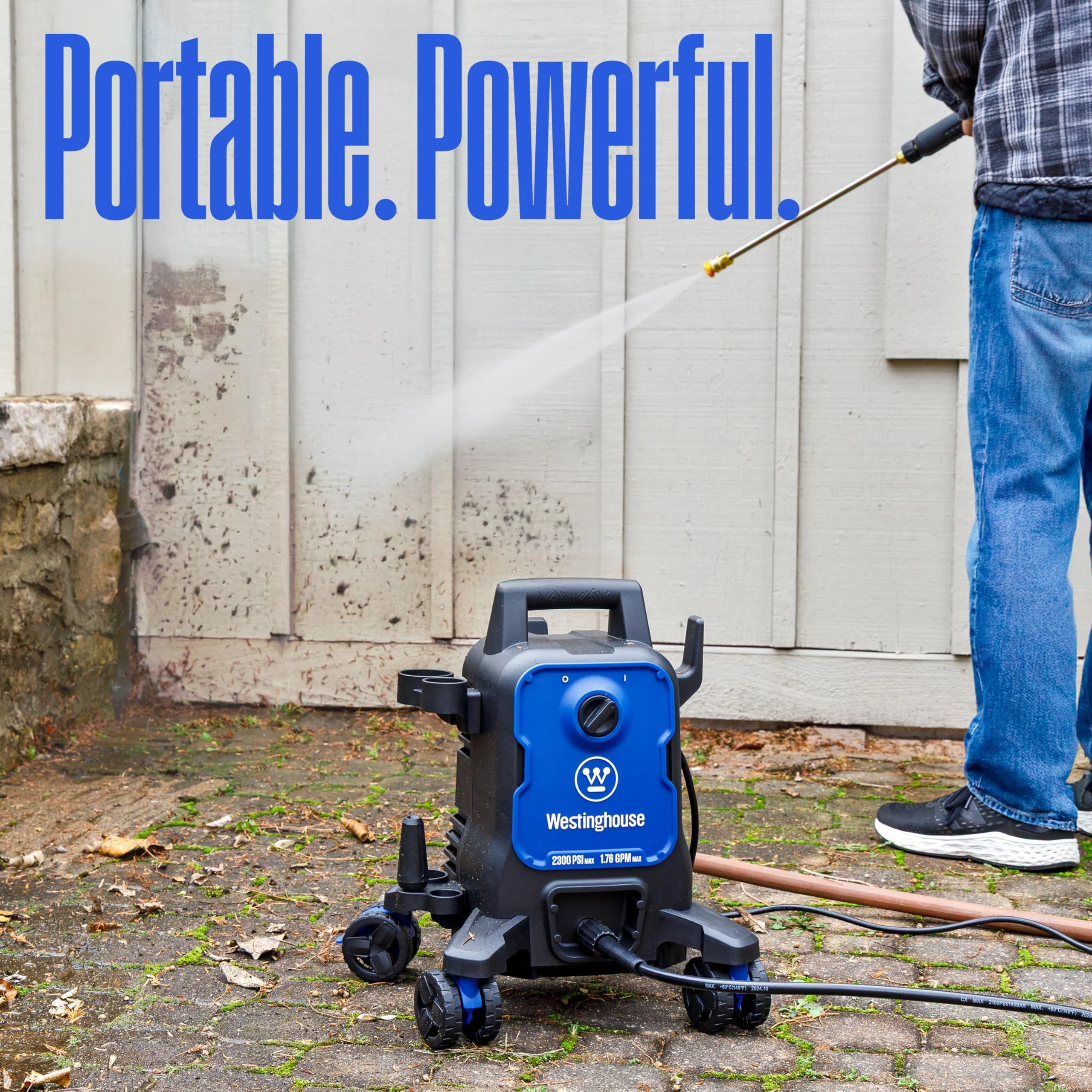 Westinghouse ePX3100 Electric Pressure Washer, 2300 Max PSI 1.76 Max GPM with Anti-Tipping Technology, Onboard Soap Tank, Pro product photo, view 6 of 7