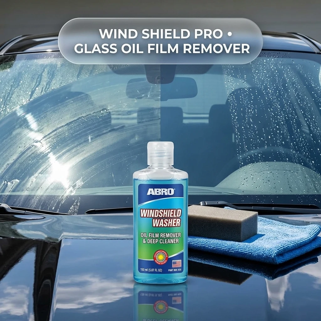 Wind Shield Pro Washer Fluid, Windshield Oil Film Remover,Concentrated Windshield Washer Fluid, Safe for Glass & Wipers, Spot product photo, view 1 of 10