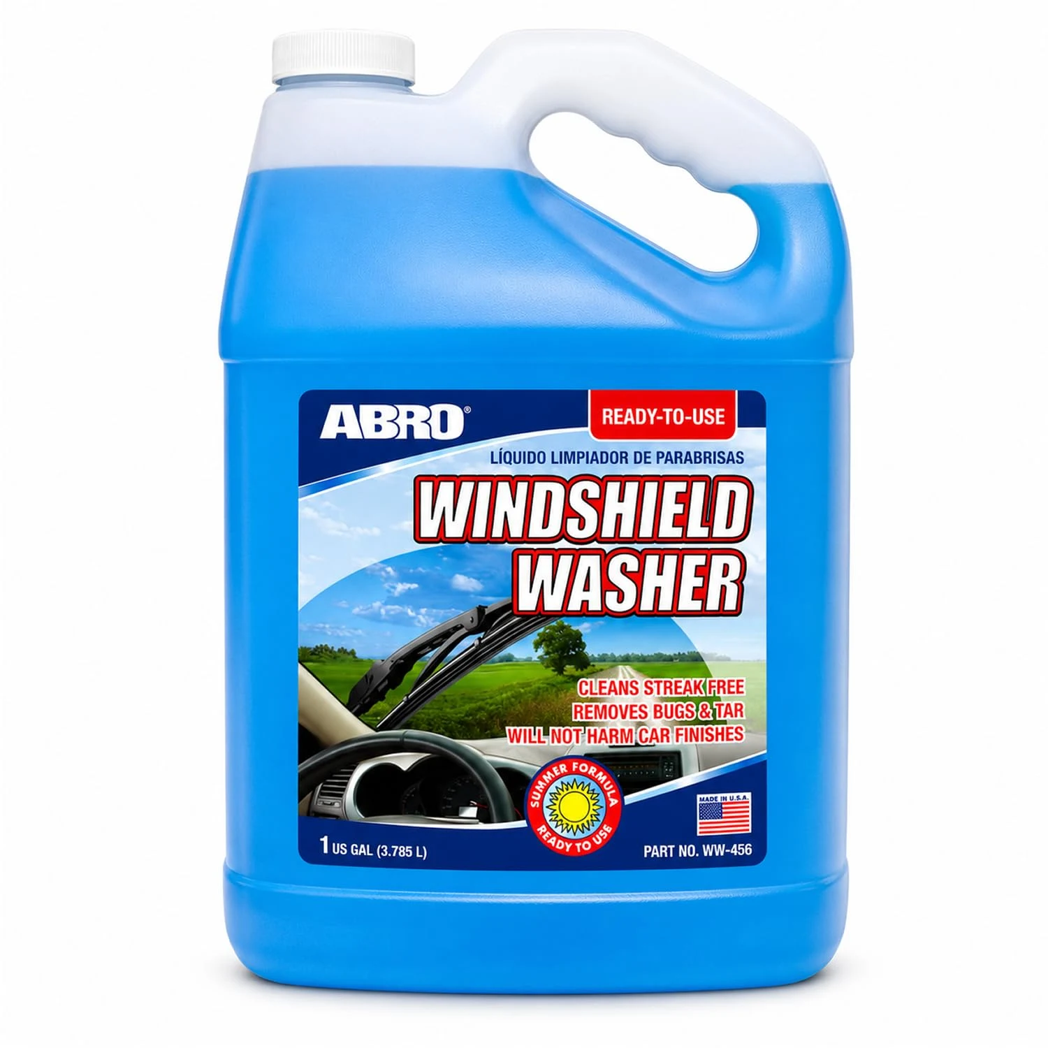 Wind Shield Pro Washer Fluid, Windshield Oil Film Remover,Concentrated Windshield Washer Fluid, Safe for Glass & Wipers, Spot product photo, view 2 of 10