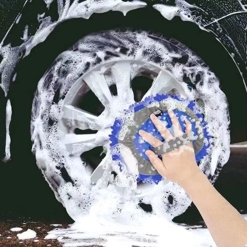 Wontolf 62'' Car Wash Brush Kit with Long Handle, Chenille Microfiber Car Wash Mop Mitt Scratch-Free Car Detailing Cleaning B product photo, view 7 of 7