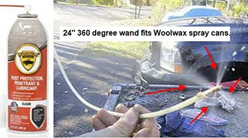 woolwax 12 Oz Undercoating Protection Aerosol Spray Can Black 6 Pack, Rust Inhibitor and Prevention, Anti Corrosion Multi Pur product photo, view 7 of 9