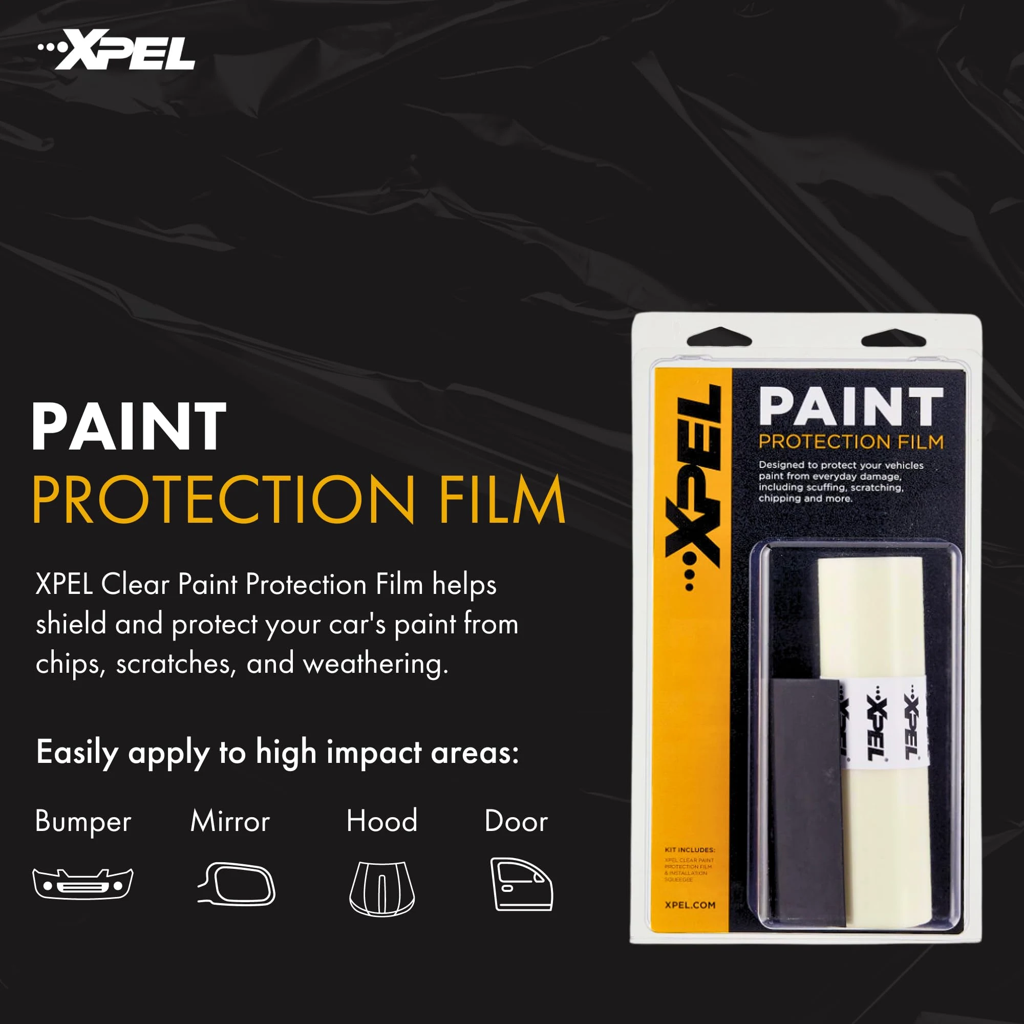 XPEL Clear Paint Protection Film Roll, 6" x 84", Self-Healing PPF, PPF Kit product photo, view 3 of 8