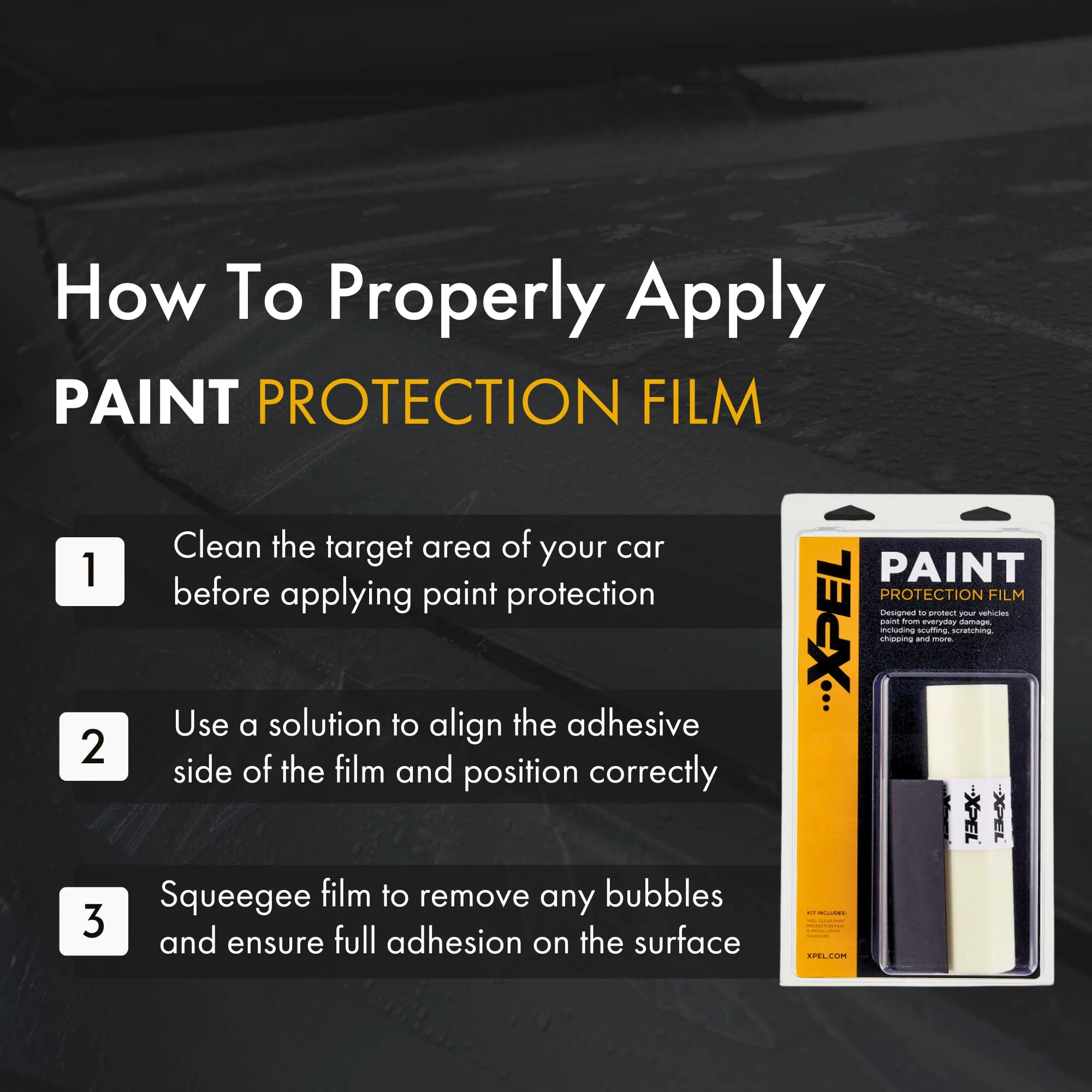 XPEL Clear Paint Protection Film Roll, 6" x 84", Self-Healing PPF, PPF Kit product photo, view 4 of 8