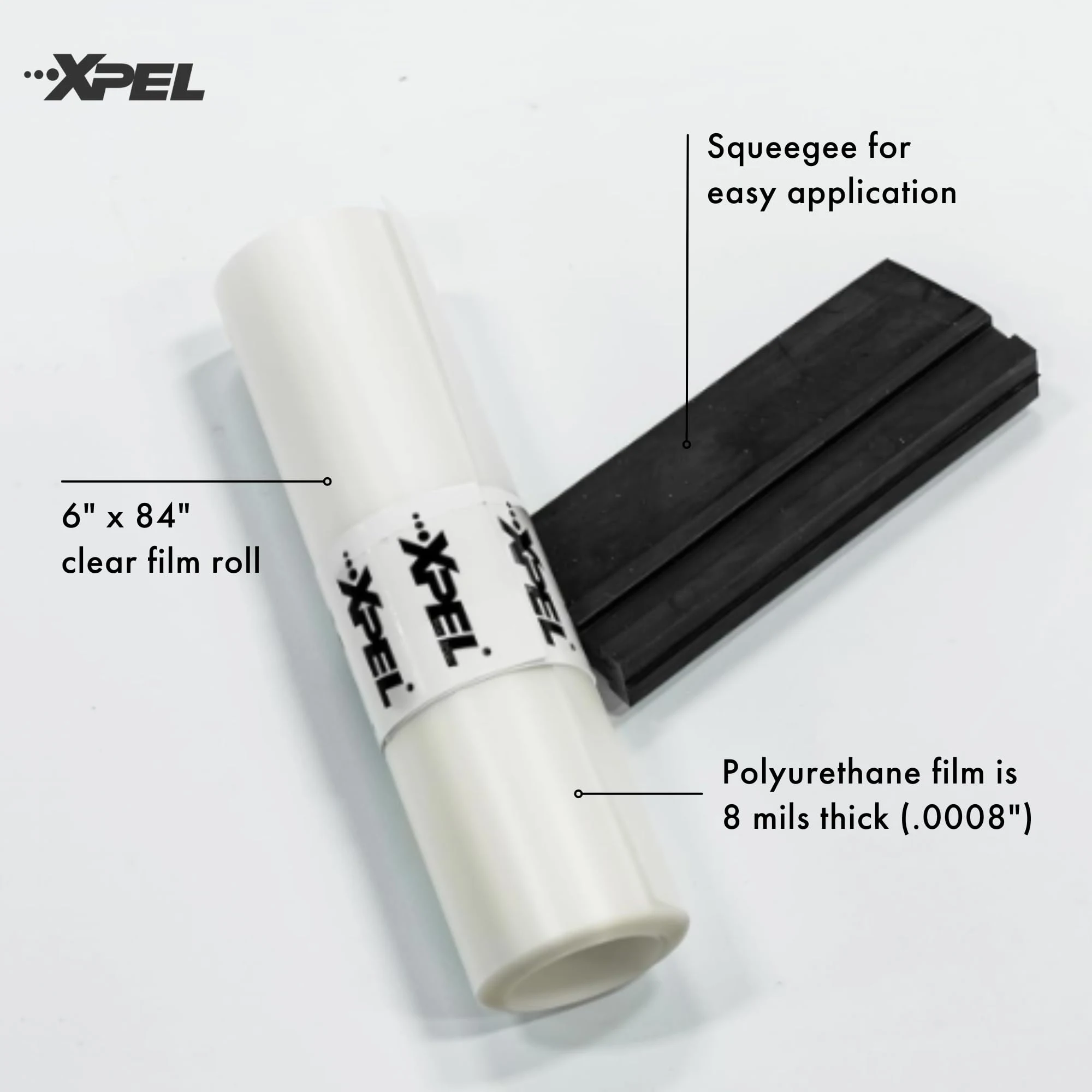 XPEL Clear Paint Protection Film Roll, 6" x 84", Self-Healing PPF, PPF Kit product photo, view 5 of 8