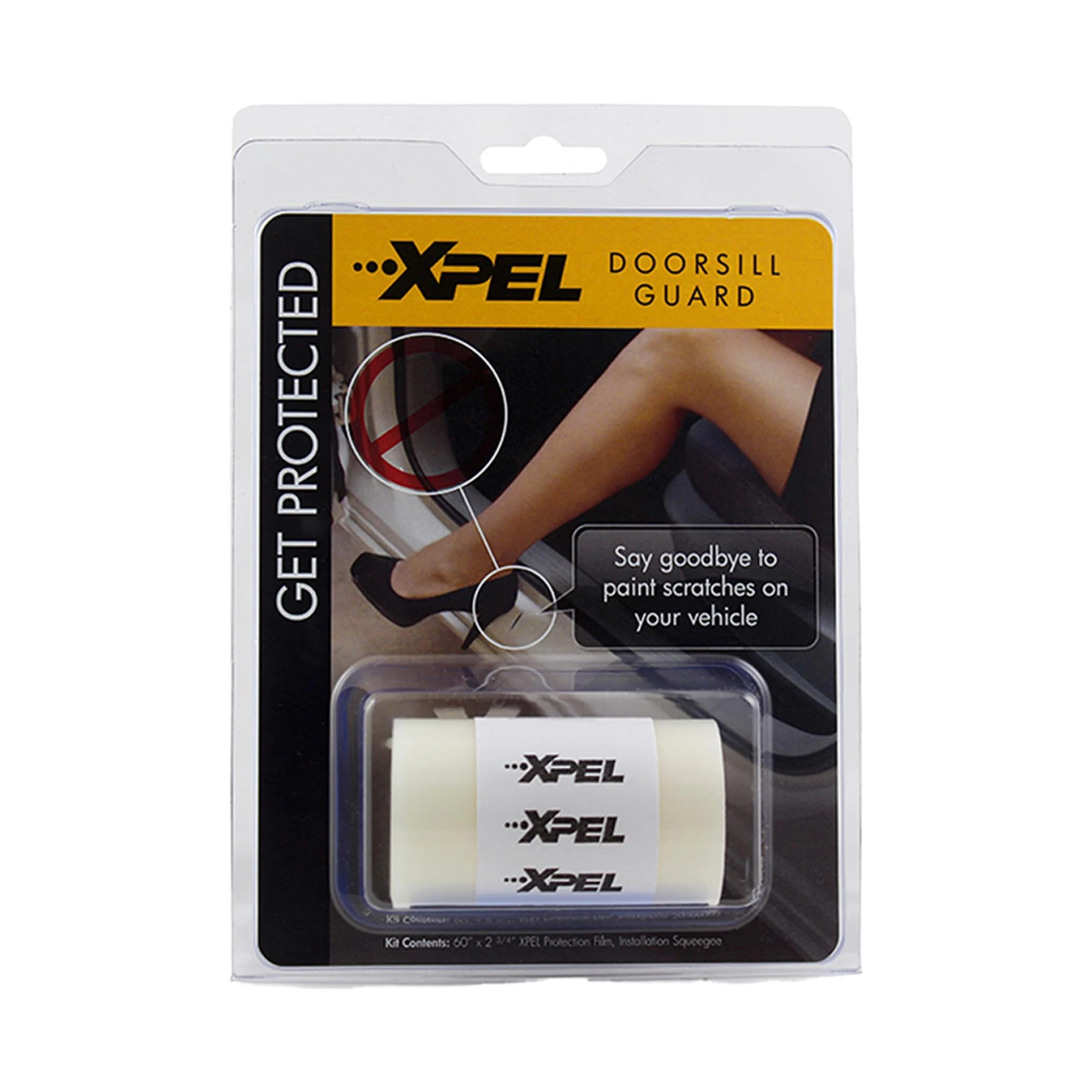 XPEL Clear Universal Door Sill Guard Protection Film, 60" x 2.75", PPF Kit product photo, view 2 of 7