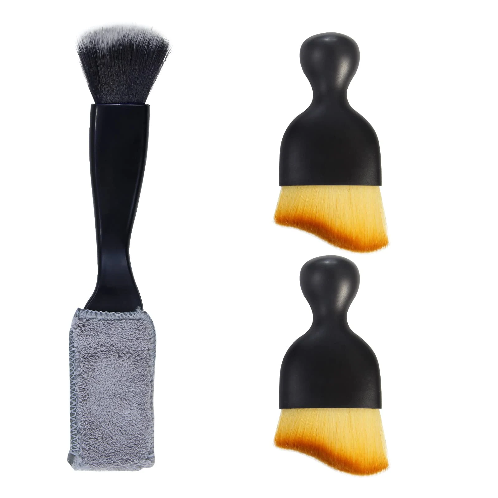 Yungeln 3 PCS Car Interior Detail Dust Brush,Soft Car Interior Detailing Kit Tools,Dash Duster Brush for Auto,Truck,SUV,RV In product photo, view 2 of 7