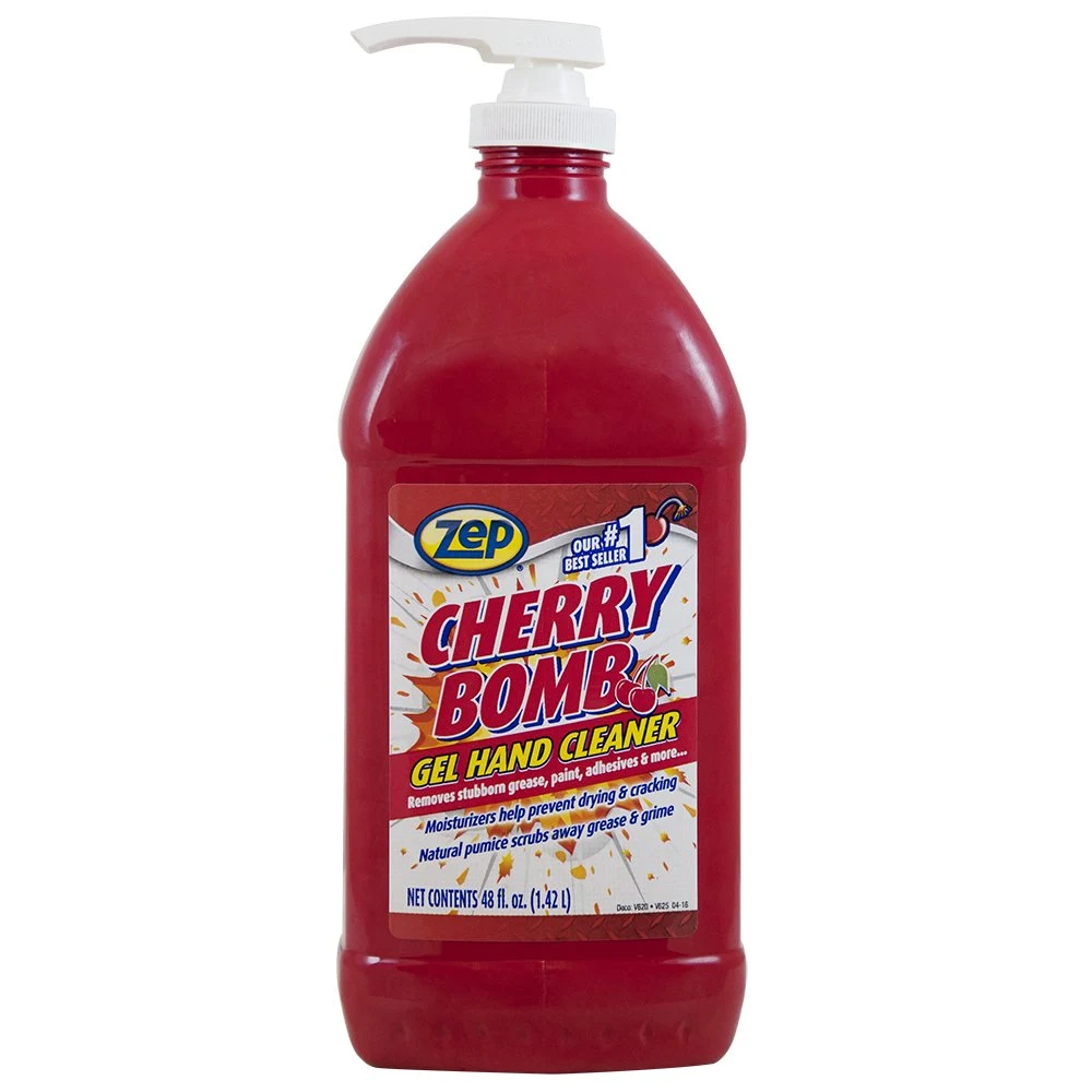 Zep Cherry Bomb Hand Cleaner - 48 Ounce - Volcanic Rock and Emollients - Perfect for Mechanics and DIY'ers product photo, view 2 of 6