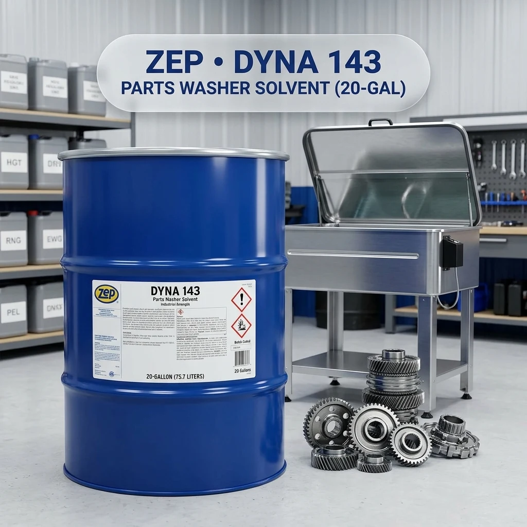Zep Dyna 143 Parts Washer Solvent - 20 Gallon (1 Drum) product photo, view 1 of 6