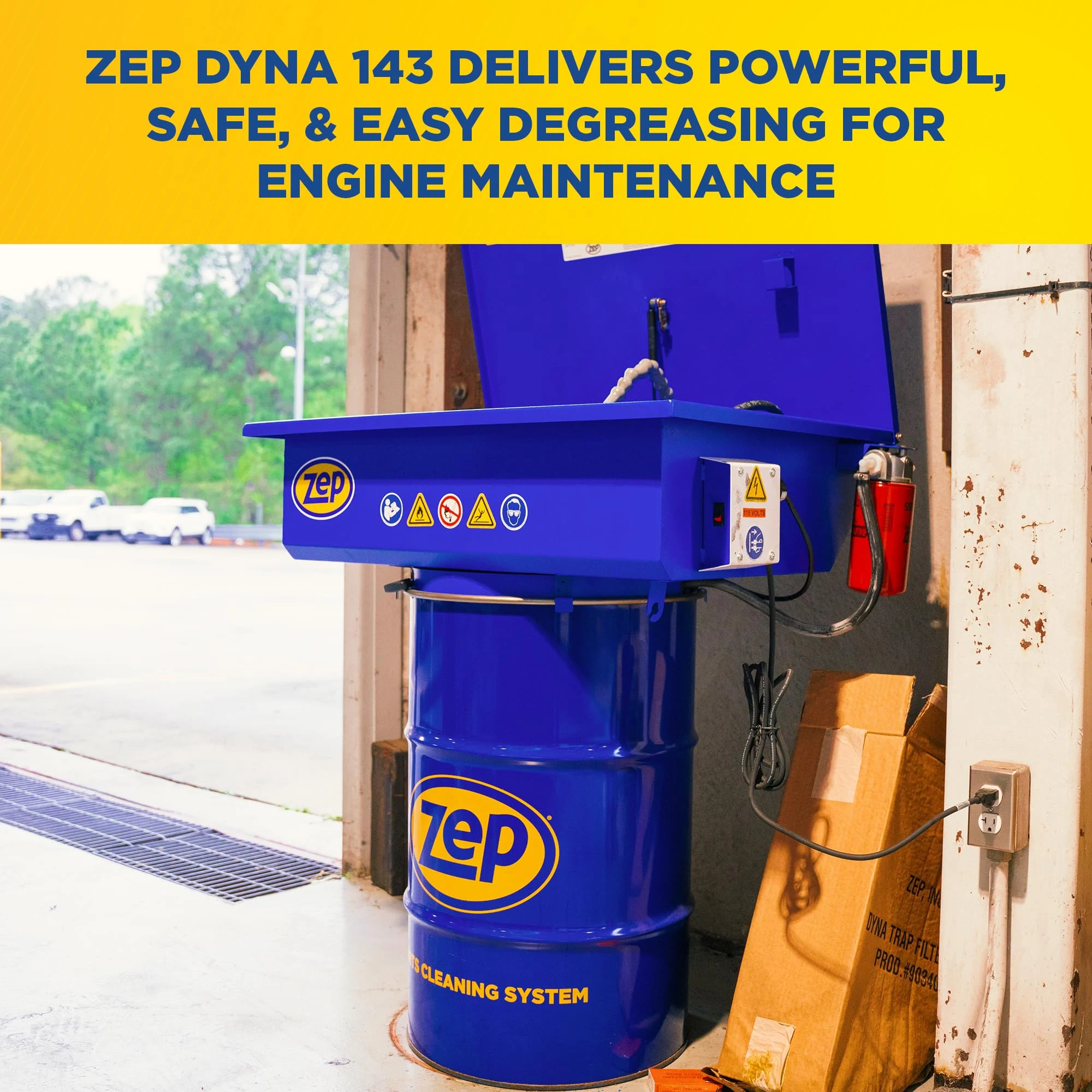 Zep Dyna 143 Parts Washer Solvent - 20 Gallon (1 Drum) product photo, view 4 of 6