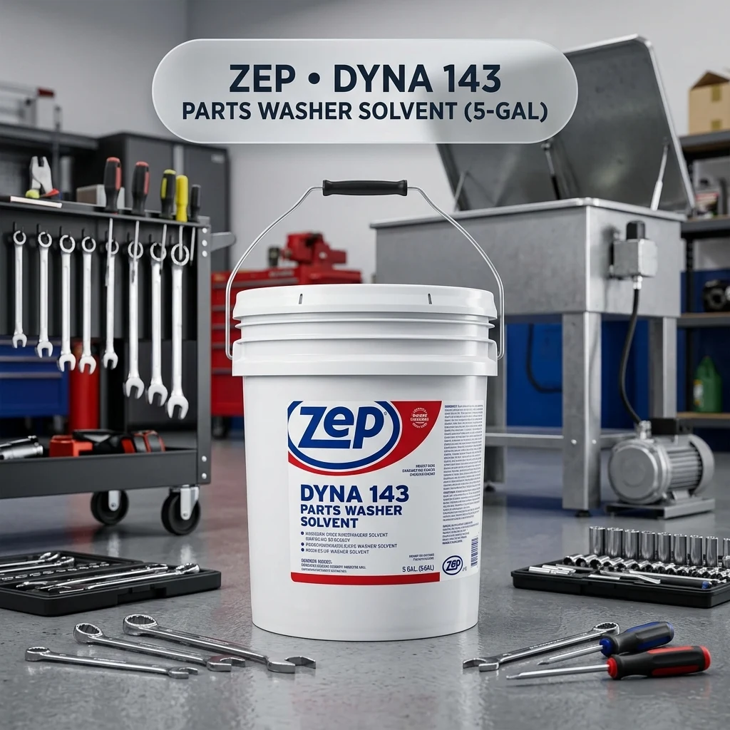 Zep Dyna 143 Parts Washer Solvent - 5 Gallon (1 Bucket) 36635 - Designed for use in Part Washes product photo